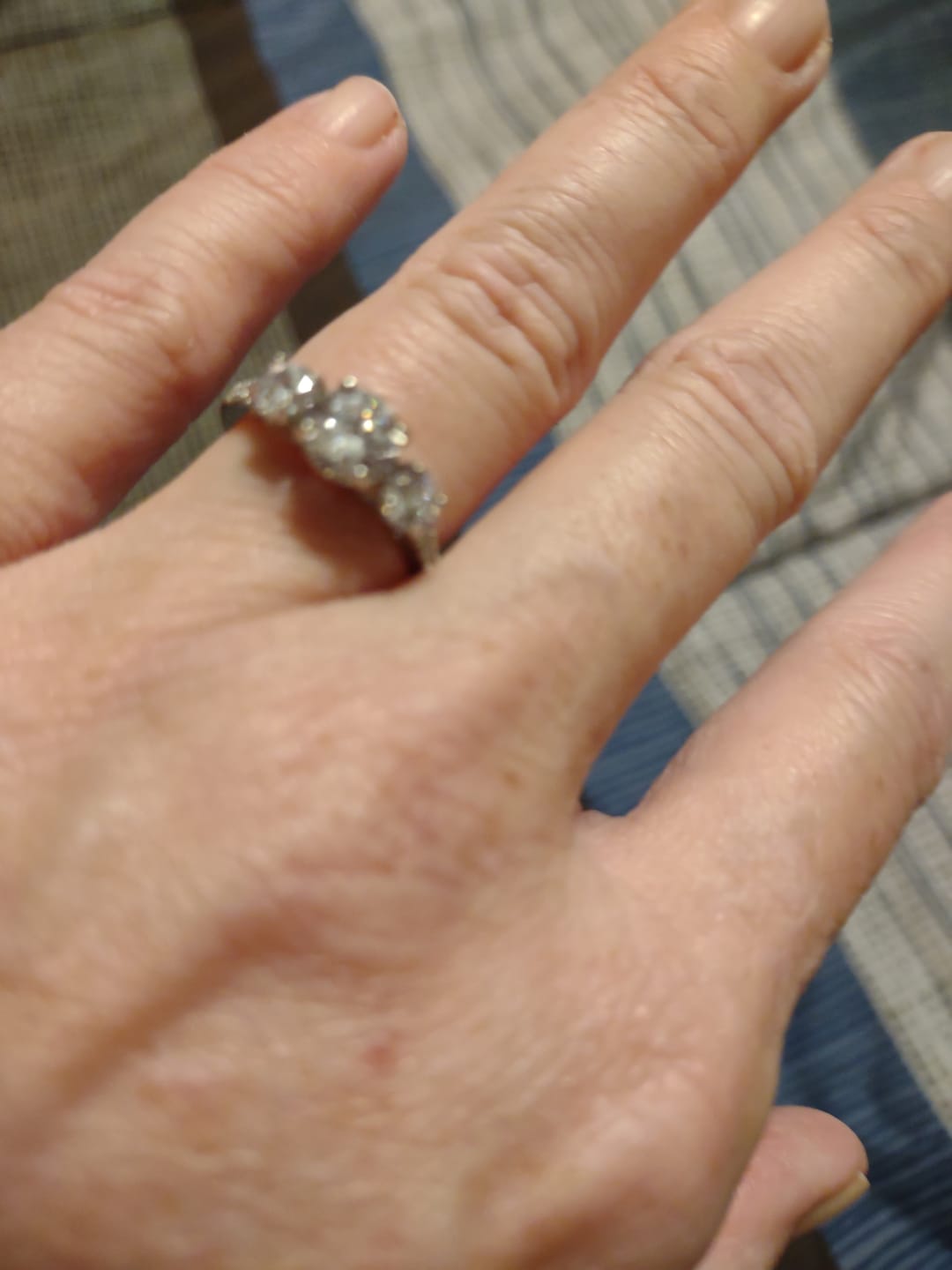 Customer photo review of Round Trinity Ring