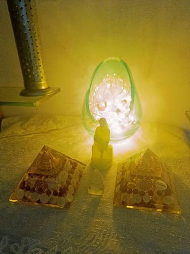 Customer photo review of DHAN LAXMI SHRI YANTRA PYRAMID
