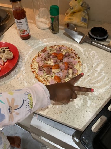 Customer photo review of Pizza Dough | Available in Johannesburg and Pretoria only