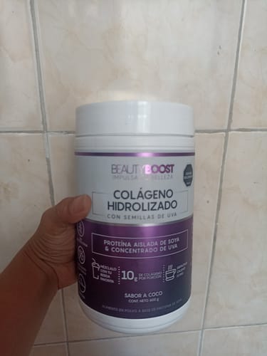 Customer photo review of COLÁGENO HIDROLIZADO CON VITAMINA C, D3, BIOTINA Y SEMILLAS DE UVA