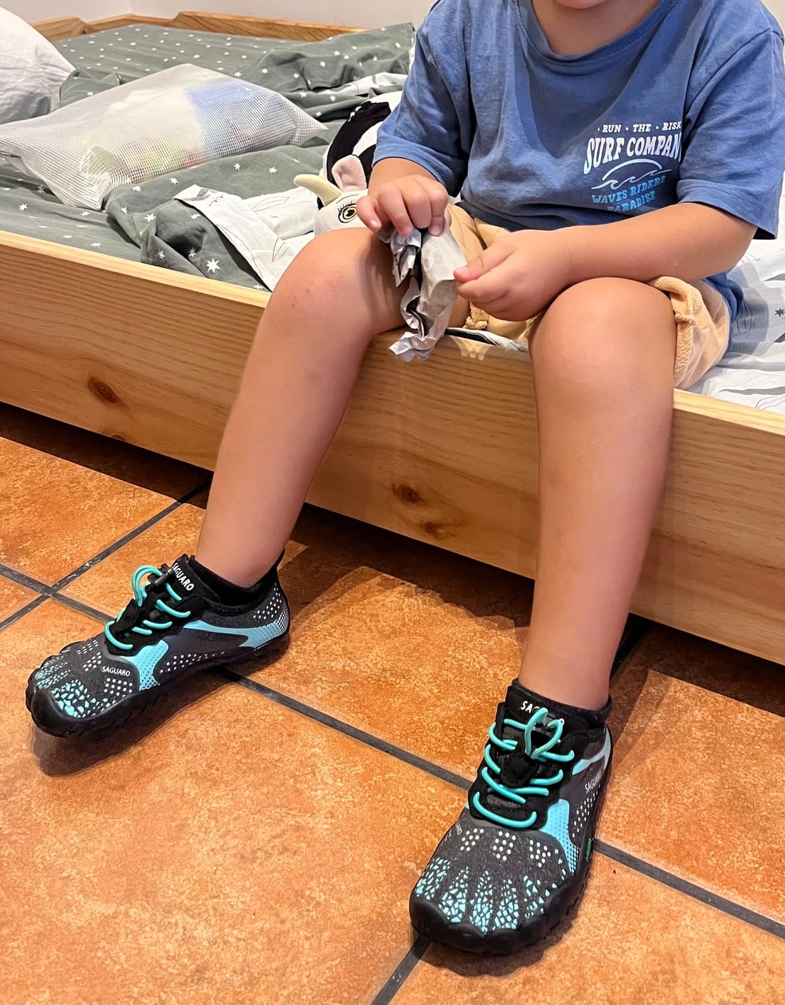 Customer photo review of Niños Barefoot Chaser Fast Ⅰ
