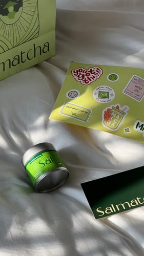 Customer photo review of Premium 1st Harvest Ceremonial Organic Matcha Can (30 g)