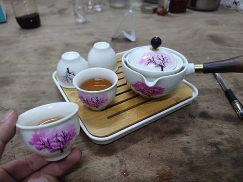 Customer photo review of Color-Changing Sakura | HZTEAPOTS®