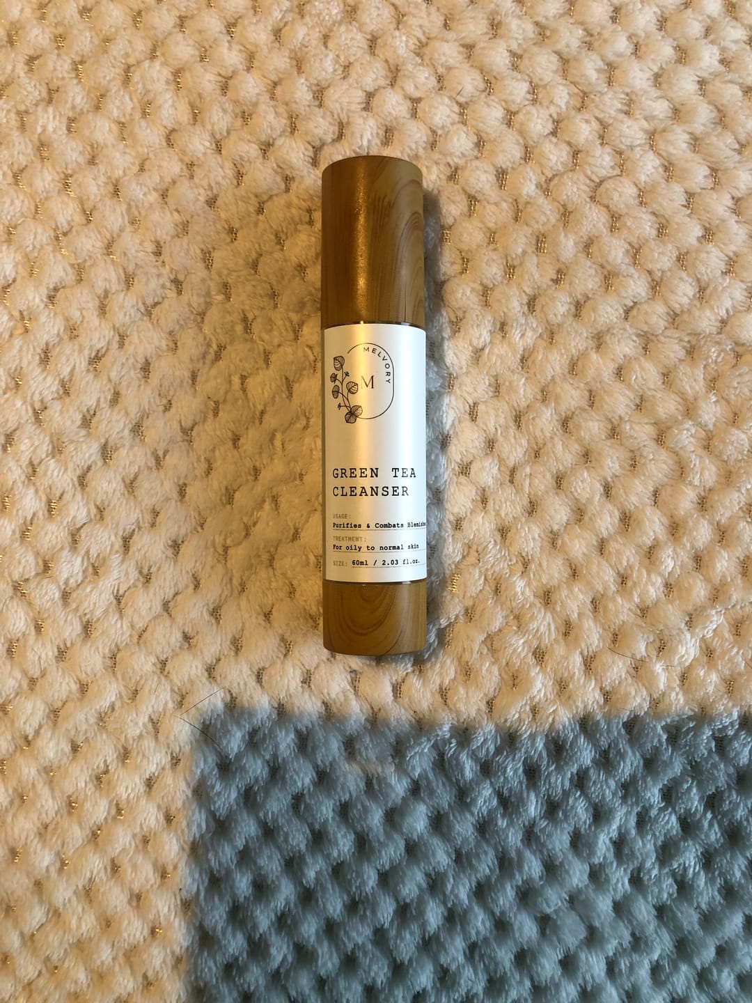 Customer photo review of Green Tea Cleanser