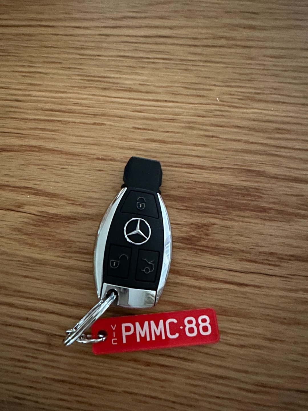 Customer photo review of VIC Prestige Licence Plate Custom Keychain