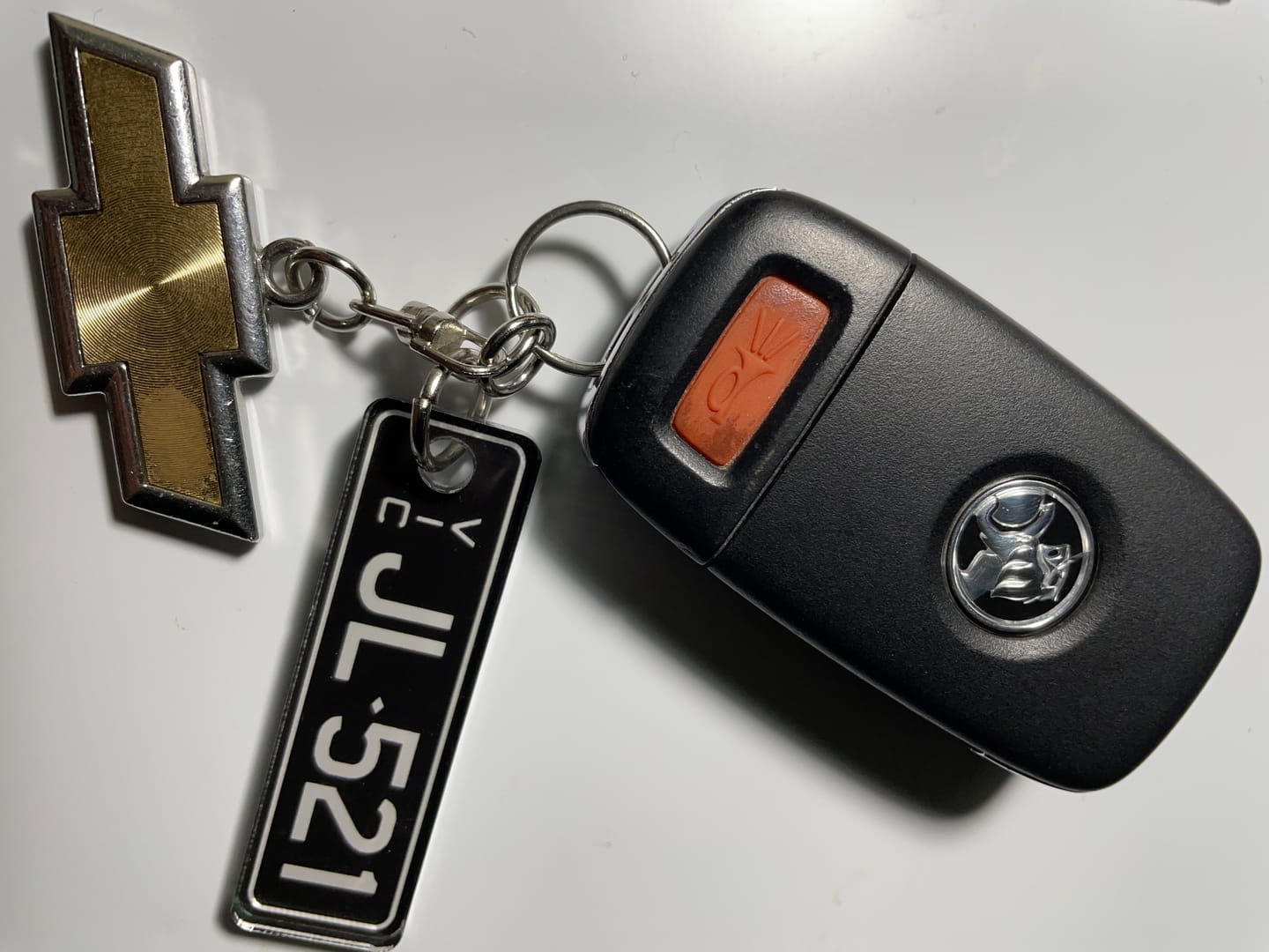 Customer photo review of VIC Deluxe Licence Plate Custom Keychain