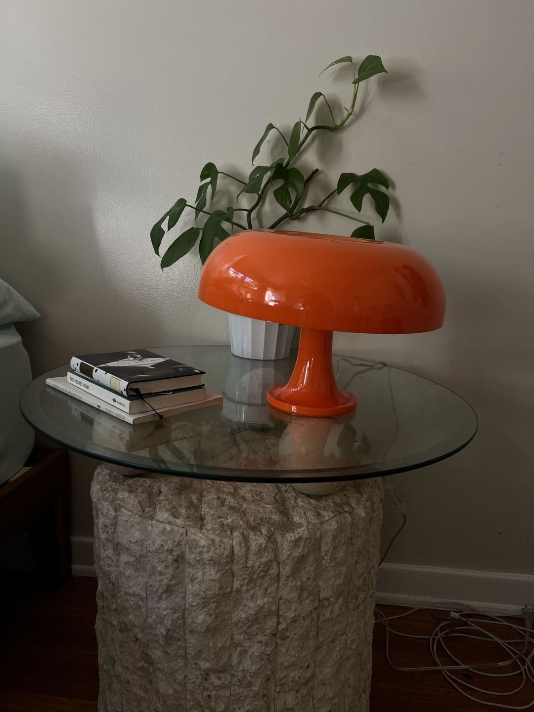Customer photo review of Nesso Table Lamp Dupe - Designer Style, Retro Table Lamp - Mushroom Lamp