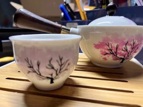 Customer photo review of Color-Changing Sakura | HZTEAPOTS®