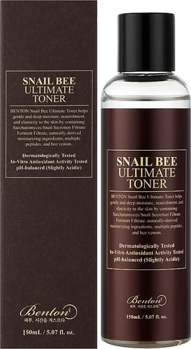 Customer photo review of SNAIL BEE ULTIMATE TONER 150ML