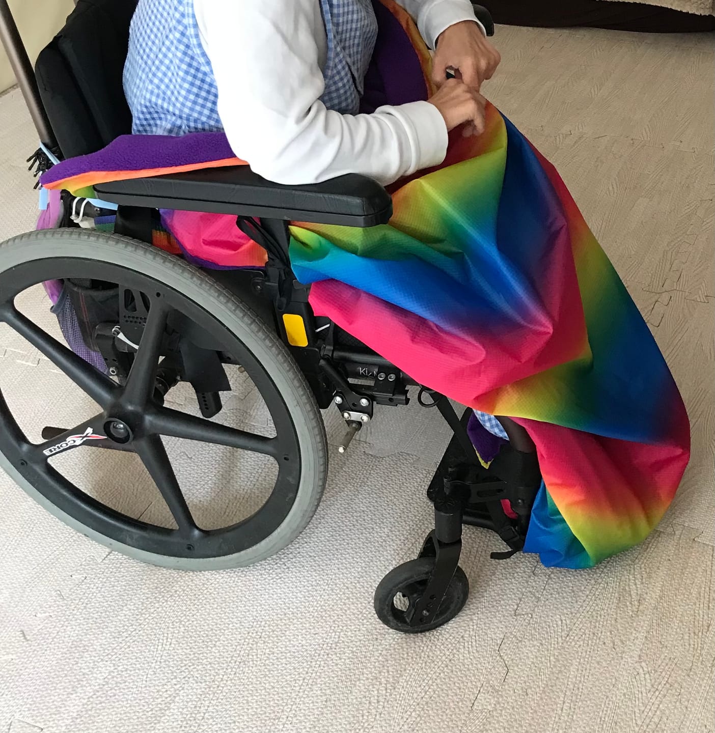 Customer photo review of Rainbow Water Resistant Ripstop Fabric