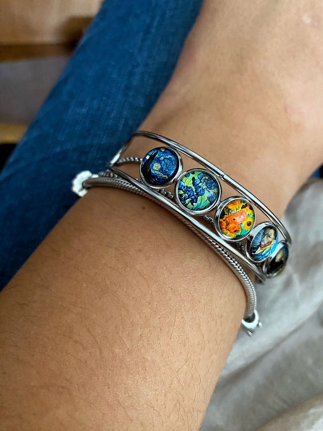 Customer photo review of "Van Gogh's Greatest Hits" Bracelet