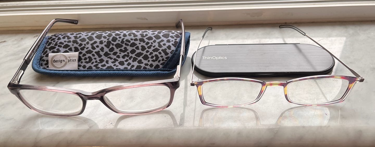 Customer photo review of Brooklyn Full Frame Reading Glasses + Milano Case