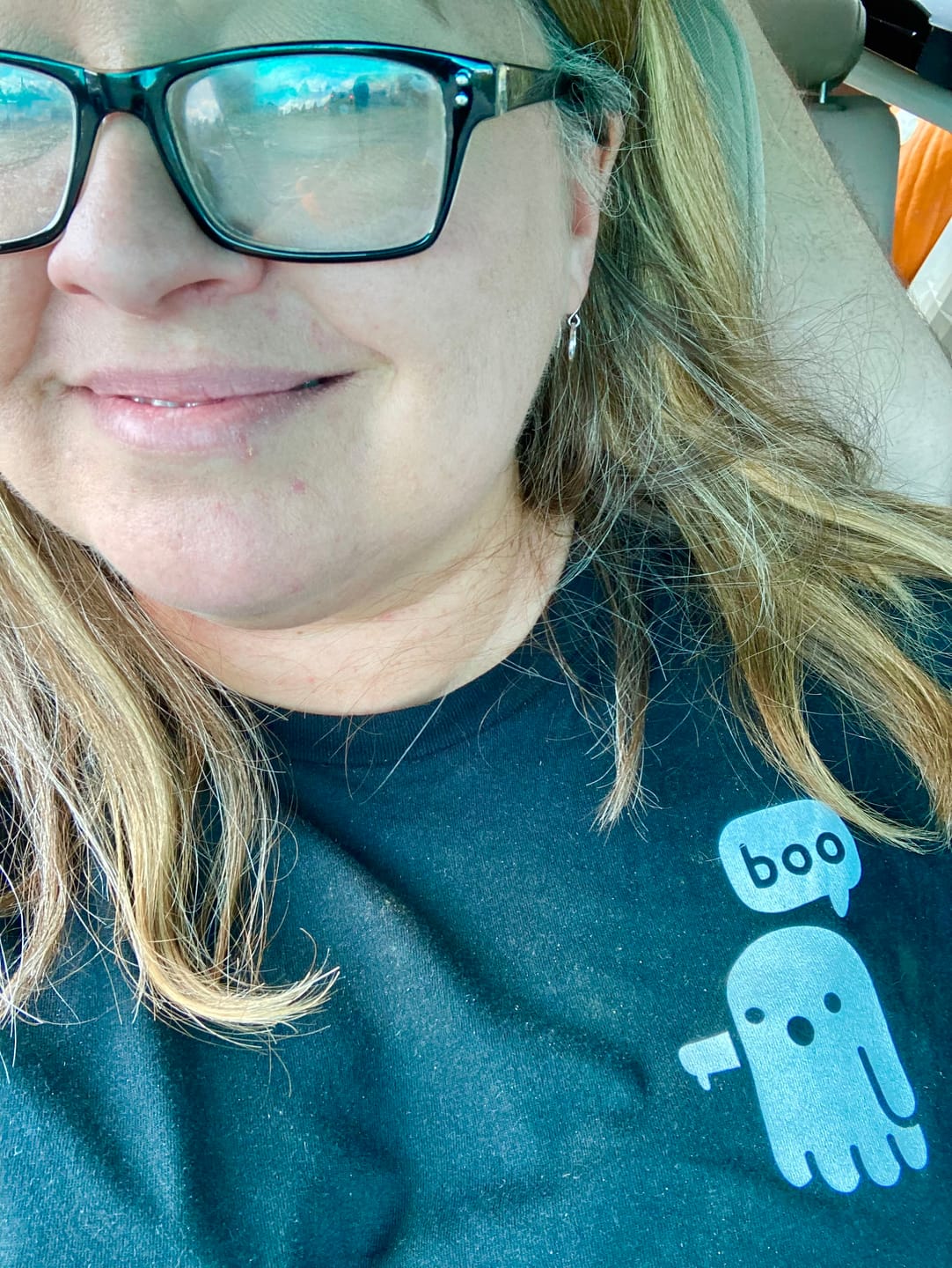Customer photo review of Boo Ghost (Left Chest)