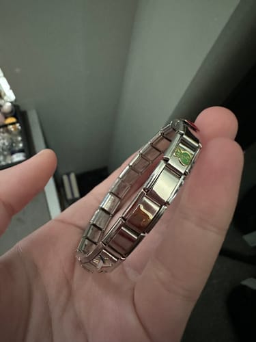 Customer photo review of Original Italian Charm Bracelet