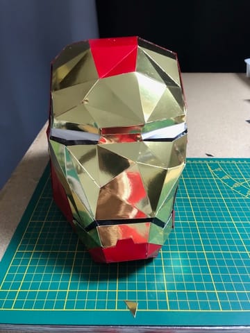 Customer photo review of Patrons Casque d'Iron Man (pdf)