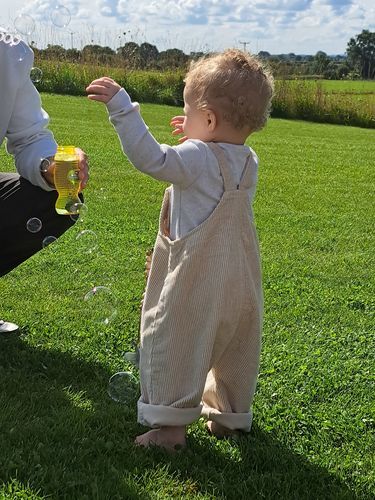 Customer photo review of Esme Overalls