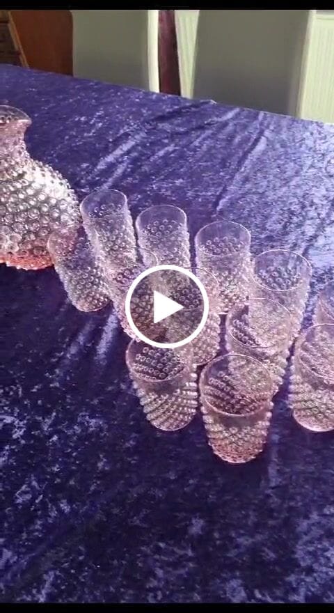 Customer video review of Sklenice Hobnail Rosaline