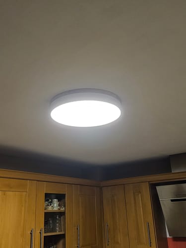 Customer photo review of Modern LED Flush Mount Drum Light