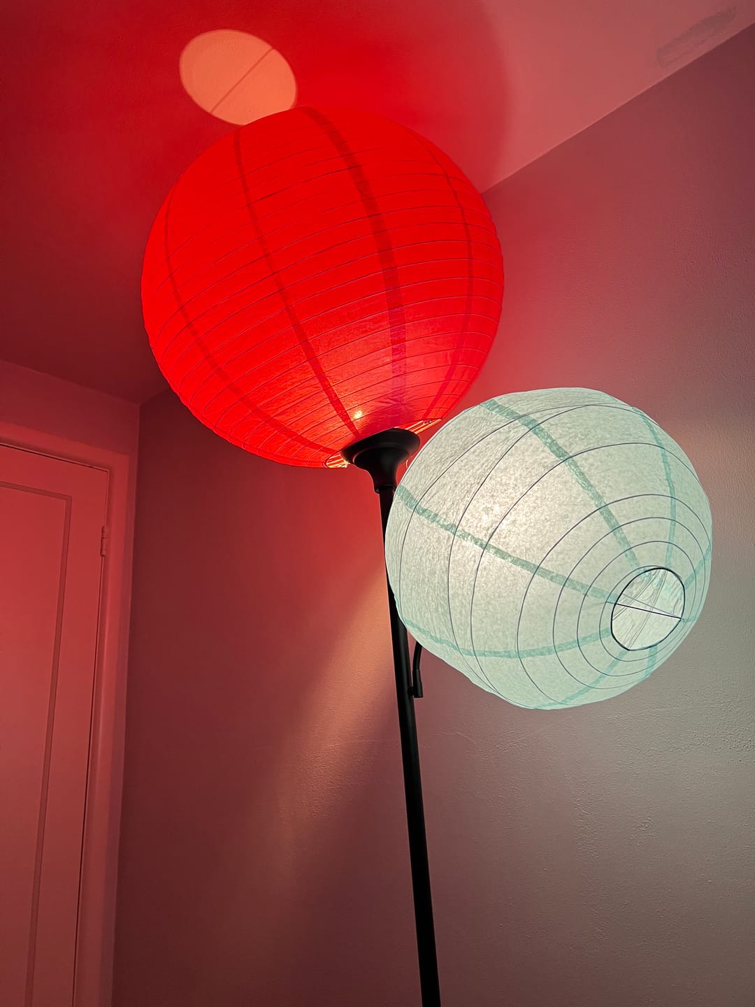 Customer photo review of 24" Red Round Paper Lantern, Even Ribbing, Chinese Hanging Wedding & Party Decoration