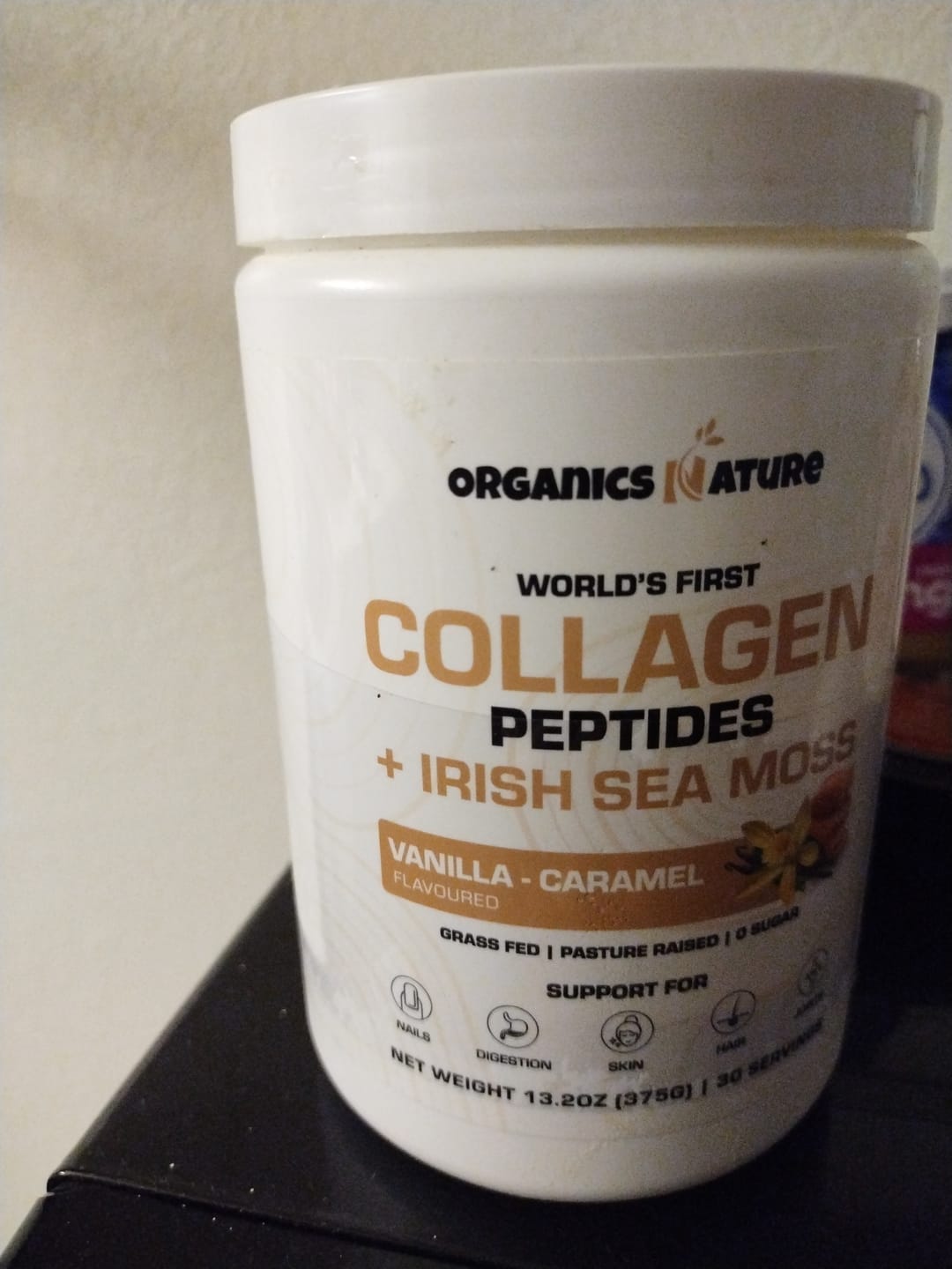 Customer photo review of Collagen Sea Moss Vanilla-Caramel