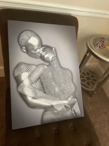 Customer photo review of LOVE CANVAS