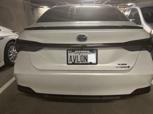 Customer photo review of 2011-2022 CALIFORNIA LICENSE PLATE DMV.CA.GOV - WHITE WITH BLACK TEXT 6"x12" (156.5mm x 305mm)