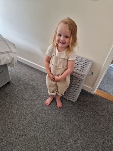 Customer photo review of Esme Overalls