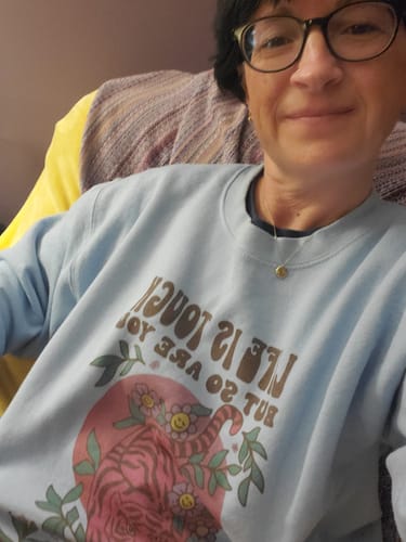 Customer photo review of Life Is Tough But So Are You (Tiger)