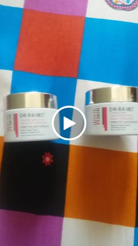 Customer video review of Dr.Rashel White Fade Spot Night Cream + Whitening Day Cream - Pack of 2