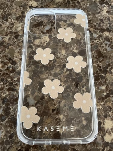 Customer photo review of Woodstock Beige Clear Case