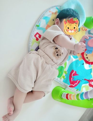 Customer photo review of Waffle Bear Shorts Set