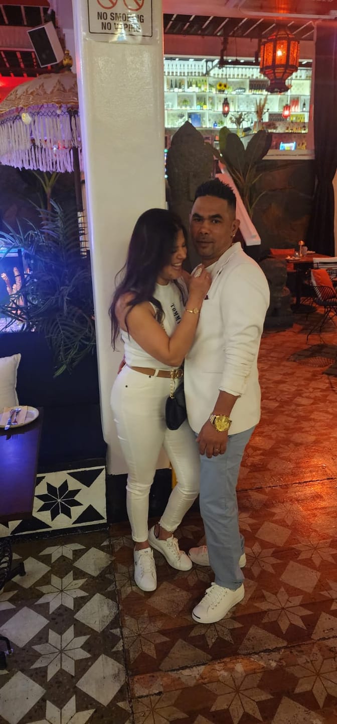Customer photo review of Impact High Waisted Skinny Jeans - White
