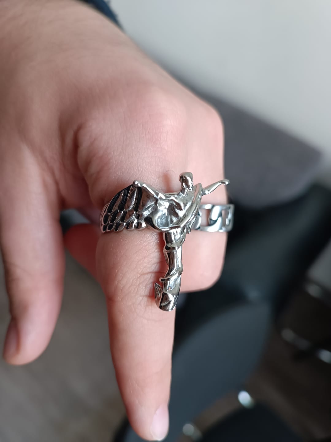 Customer photo review of FALLEN ANGEL RING
