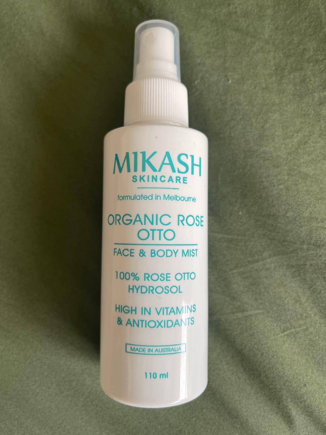 Customer photo review of Organic Rose Otto Face & Body Mist