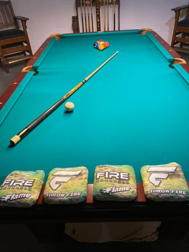 Customer photo review of 2023 Fire Flame Cornhole Bags - Set of 4