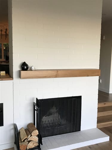 Customer photo review of Contemporary Mantels