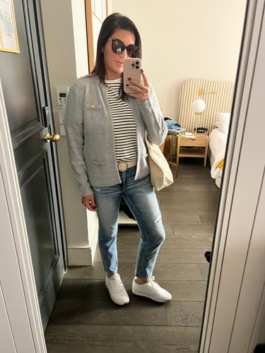 Customer photo review of The Perfect Cardigan