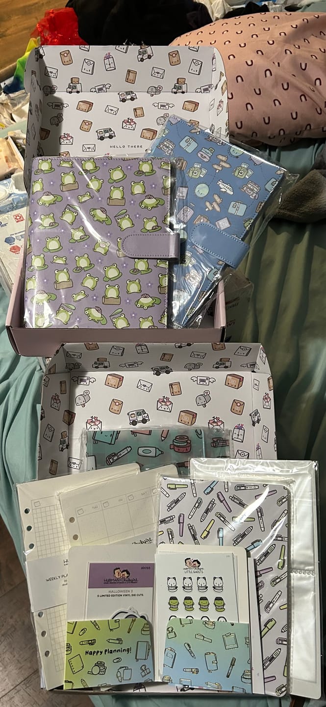 Customer photo review of Little Ghosts Planner Stickers