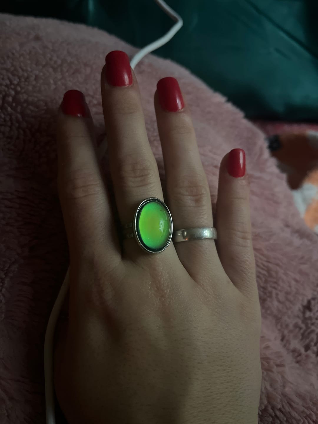 Customer photo review of Oval Mood Ring