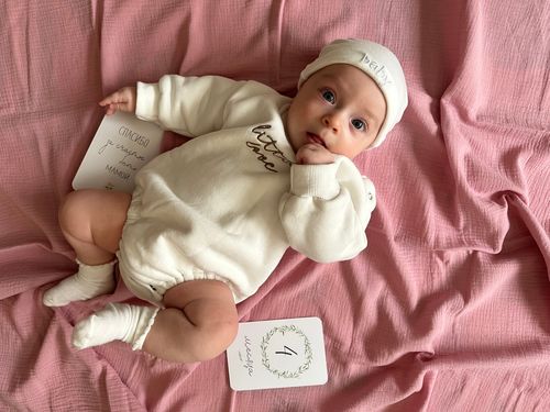 Customer photo review of Little Love Sweater Bodysuit