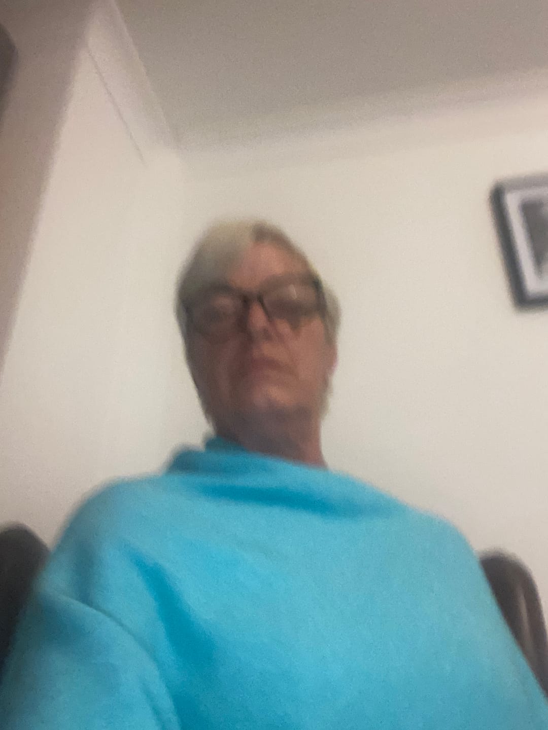 Customer photo review of Soft Knit Asymmetric Jumper - Berilli Blue