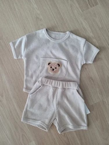 Customer photo review of Waffle Bear Shorts Set