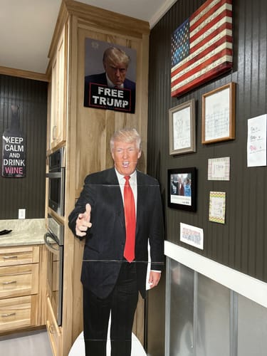 Customer photo review of Trump Mugshot 16" x 20" Poster