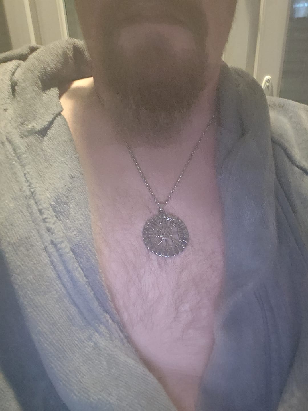 Customer photo review of VIKING COMPASS. - NECKLACE