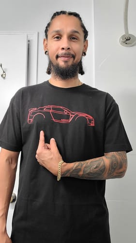 Customer photo review of MYSTERY TEE