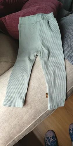 Customer photo review of Ribbed Double Pocket Leggings Pants