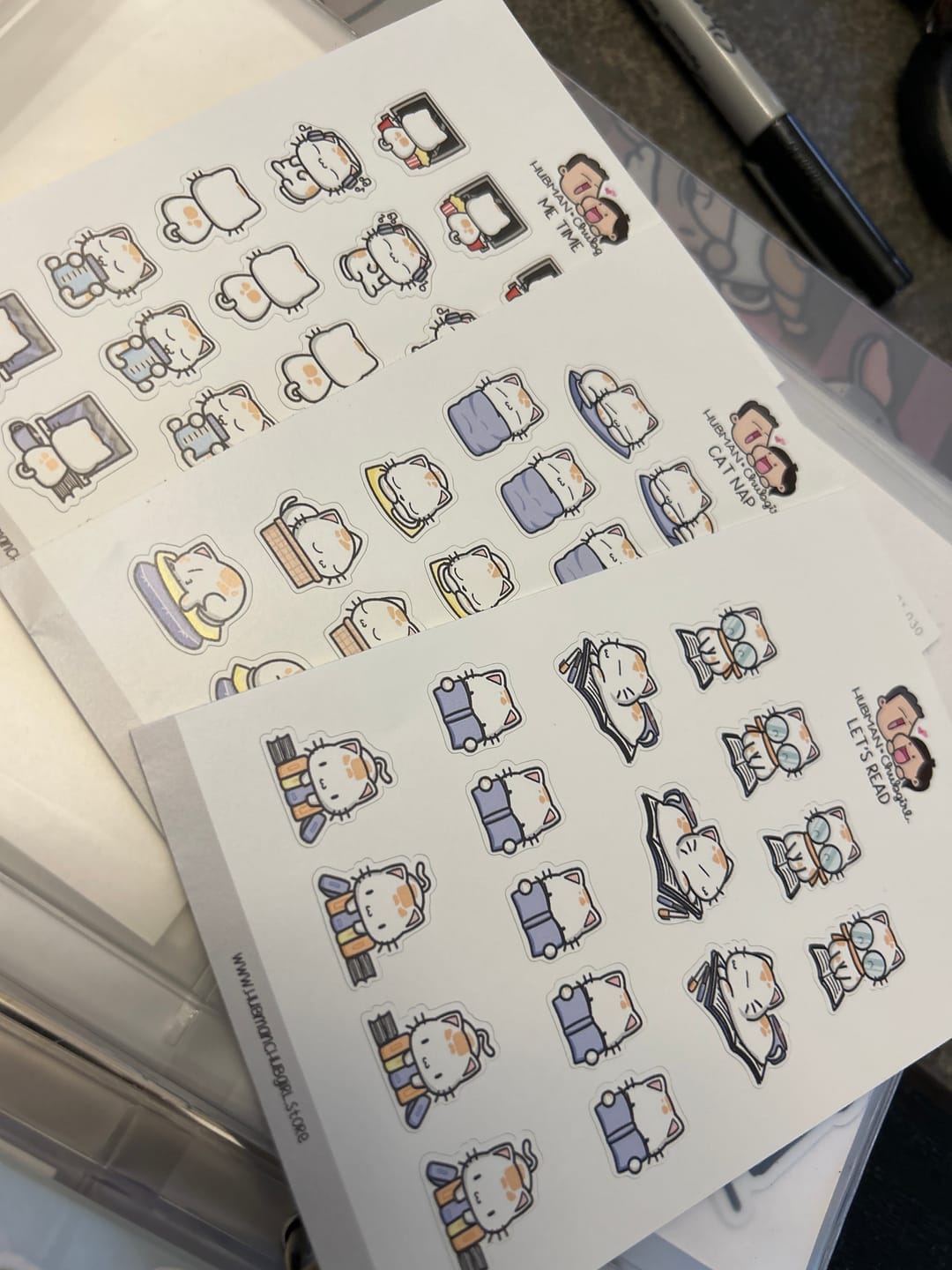 Customer photo review of Me Time Planner Stickers