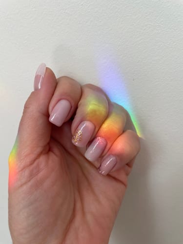 Customer photo review of Gel polish, Rubber base coat "Didier Lab", 10ml