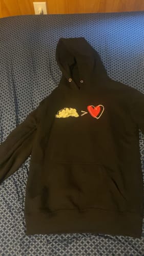 Customer photo review of Love Me Now Hoodies