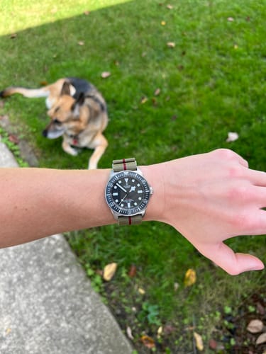 Customer photo review of Five Eye Nylon Strap